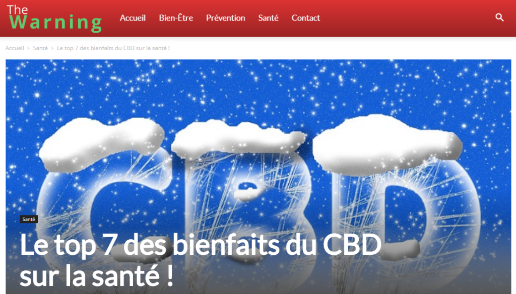 Les 7 bienfaits du CBD