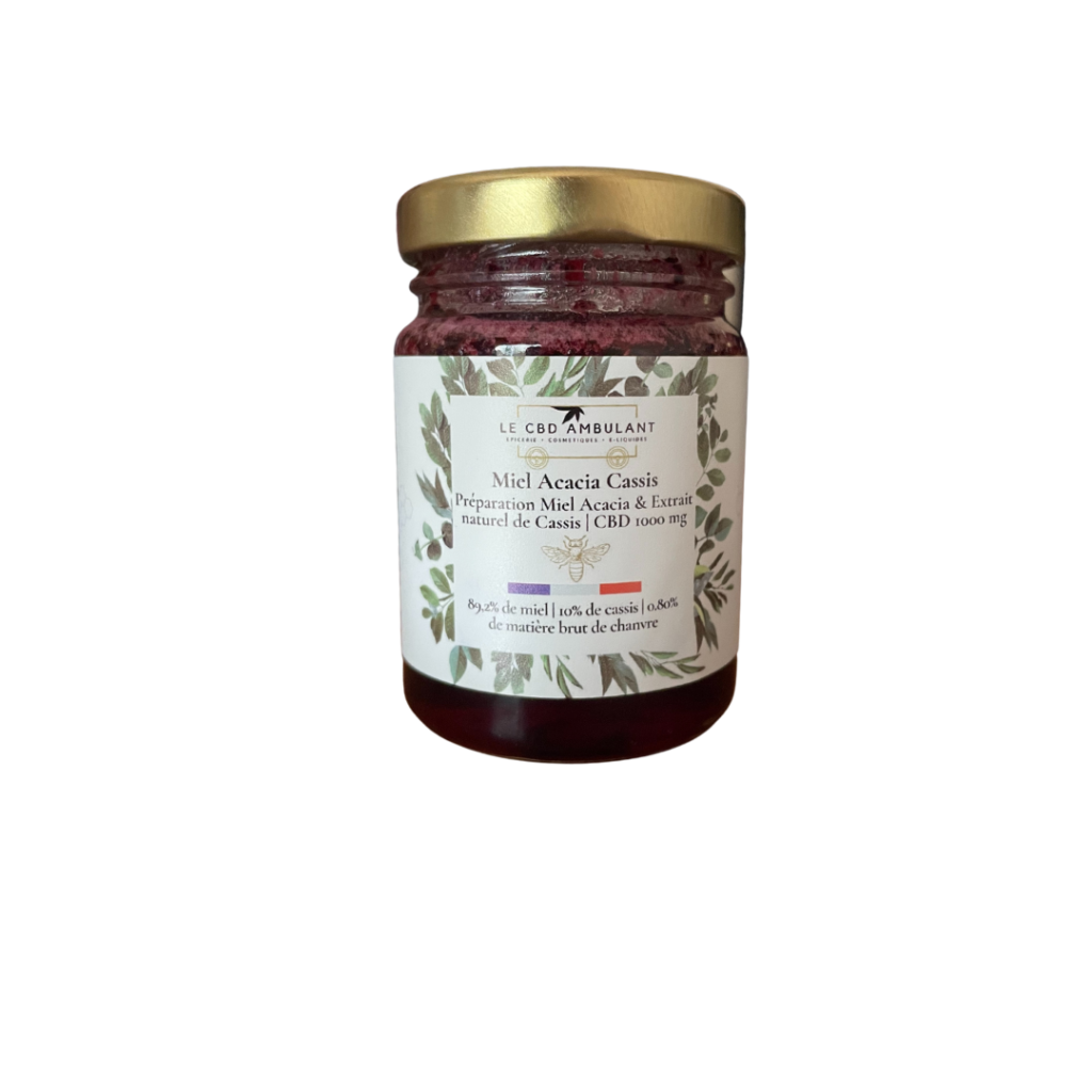Miel cbd cassis