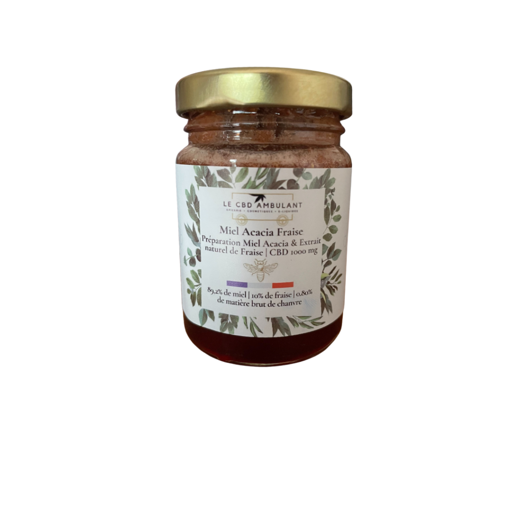 Miel cbd fraise