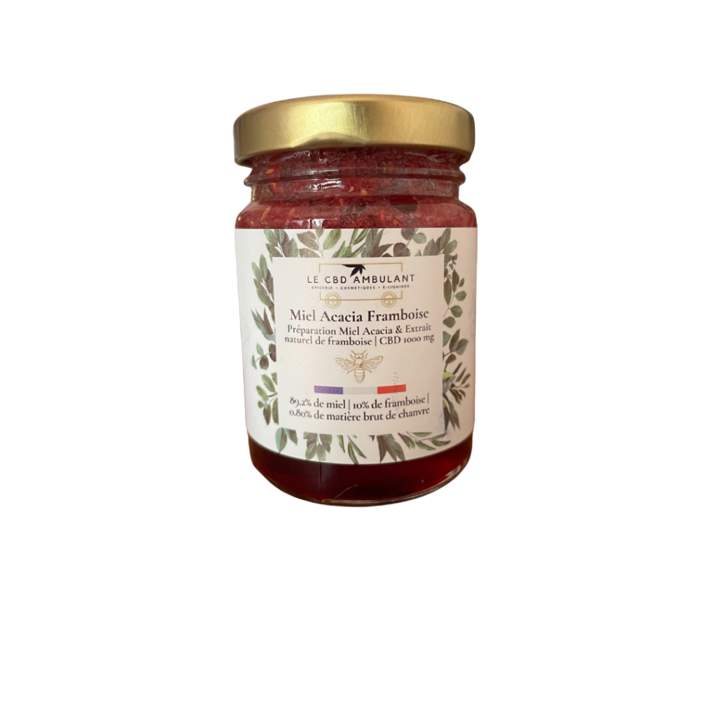 Miel cbd framboise